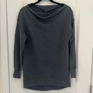 Pilcro Gray Tunic Sweatshirt Relaxed Fit